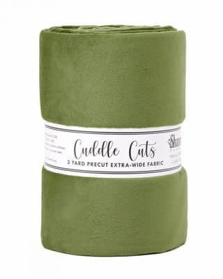 Minky, Wide Back Cuddle Cuts 3 Yard Length in Cactus by Shannon Fabrics