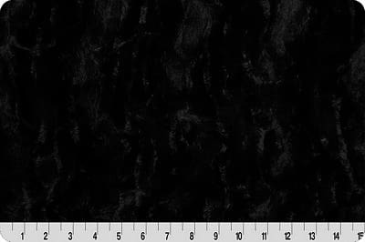 Minky, 2 Yard Luxe Cuddle Cuts in Glacier Black by Shannon Fabrics