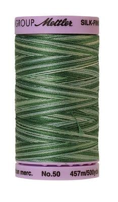 Silk Finish 50wt Mercerized Cotton Sewing Thread in 9819 Spruce Pines by Mettler