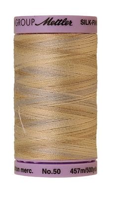 Silk Finish 50wt Mercerized Cotton Sewing Thread in 9854 Pearl Tones by Mettler