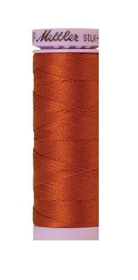Silk Finish 50wt Mercerized Cotton Sewing Thread in 0163 Copper by Mettler