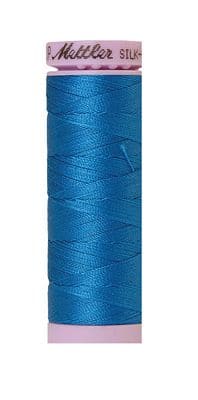 Silk Finish 50wt Mercerized Cotton Sewing Thread in 0339 Mediterranianblue by Mettler