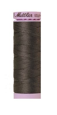 Silk Finish 50wt Mercerized Cotton Sewing Thread in 0416 Dark Charcoal by Mettler