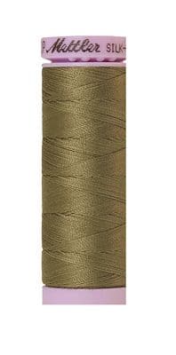 Silk Finish 50wt Mercerized Cotton Sewing Thread in 0420 Olive Drab by Mettler
