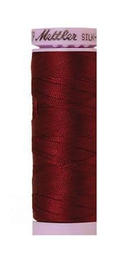 Silk Finish 50wt Mercerized Cotton Sewing Thread in 0918 Cranberry by Mettler