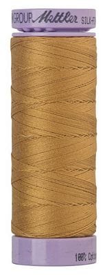 Silk Finish 50wt Mercerized Cotton Sewing Thread in 10635 Honey by Mettler