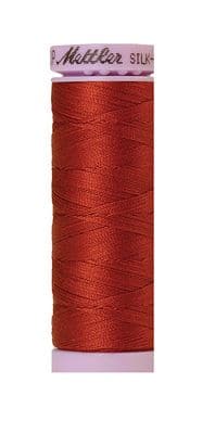 Silk Finish 50wt Mercerized Cotton Sewing Thread in 1074 Brick by Mettler