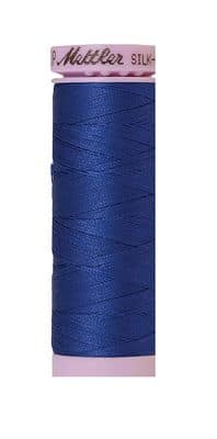 Silk Finish 50wt Mercerized Cotton Sewing Thread in 1078 Fire Blue by Mettler
