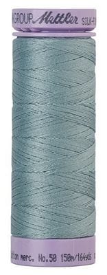Silk Finish 50wt Mercerized Cotton Sewing Thread in 1408 Glacial Lake by Mettler