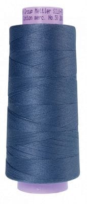Silk Finish 50wt Mercerized Cotton Sewing Thread in 1275 Stormy Sky by Mettler