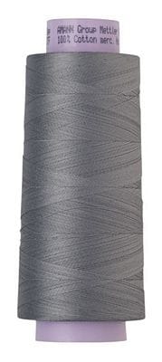 Silk Finish 50wt Mercerized Cotton Sewing Thread in 70421 Roman Silver by Mettler
