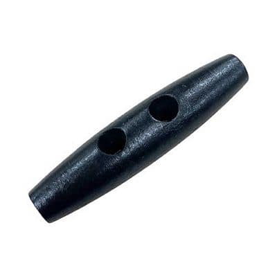 Button, Toggle Wooden Button 2-3/4" in Black by Simply Classic