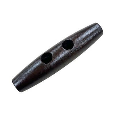 Button, Toggle Wooden Button 2-3/4" in Dark Brown by Simply Classic