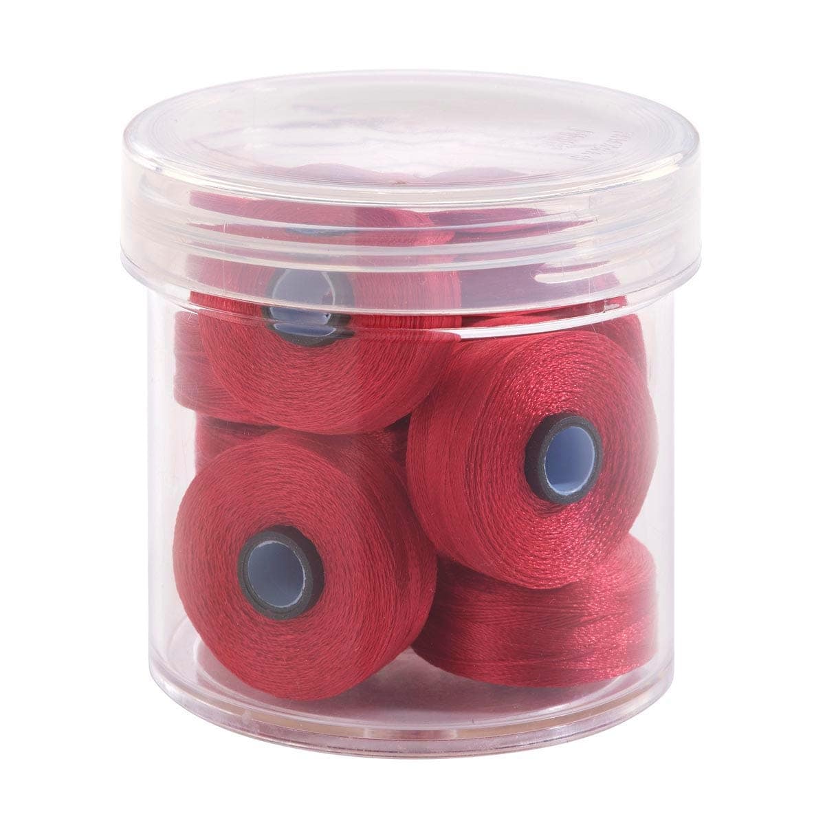 Pre-Wound Bobbins, M Class, Magna-Glide Delights 40wt Trilobal Polyester Thread in 90186 Candy Apple by FilTec (10 Pack)