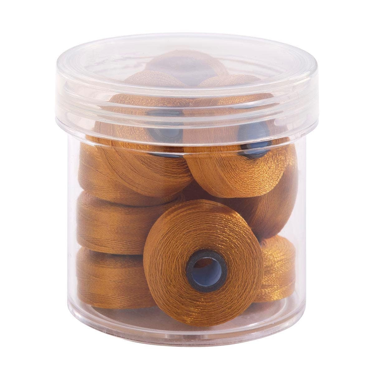 Pre-Wound Bobbins, M Class, Magna-Glide Delights 40wt Trilobal Polyester Thread in 80131 Desert Sunset by FilTec (10 Pack)