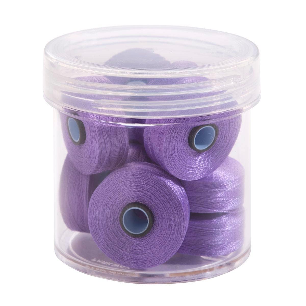 Pre-Wound Bobbins, M Class, Magna-Glide Delights 40wt Trilobal Polyester Thread in 42655 Lilac by FilTec (10 Pack)