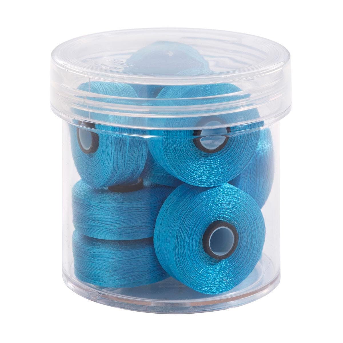 Pre-Wound Bobbins, M Class, Magna-Glide Delights 40wt Trilobal Polyester Thread in 92995 Marine by FilTec (10 Pack)