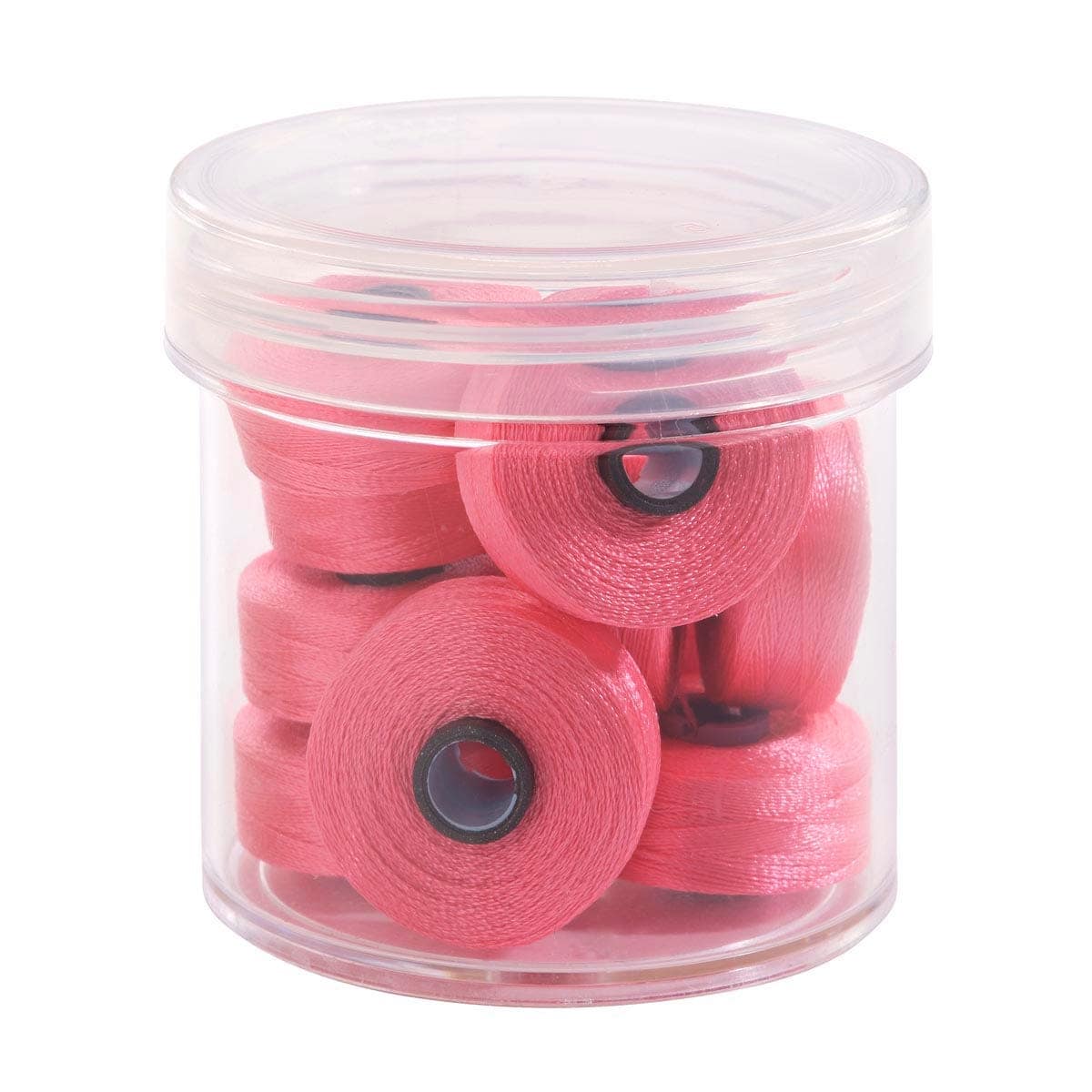 Pre-Wound Bobbins, M Class, Magna-Glide Delights 40wt Trilobal Polyester Thread in 90177 Peppermint by FilTec (10 Pack)