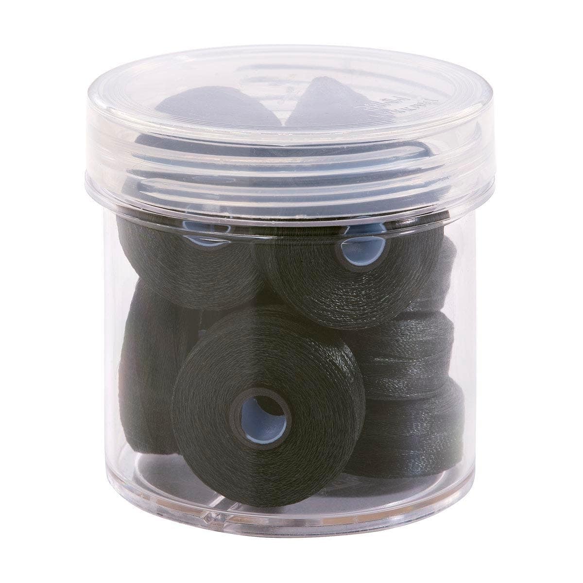 Pre-Wound Bobbins, M Class, Magna-Glide Delights 40wt Trilobal Polyester Thread in 60350 Totem Green by FilTec (10 Pack)