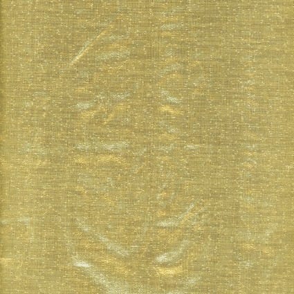 Polyester Fabric, 44/45″ Wide Tissue Lame in Gold by EESCO